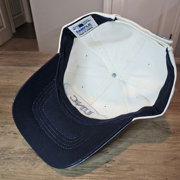 Vtg North Carolina Tar Heels Strapback Hat Cap White UNC Est 1789 NCAA Retro - Picture 8 of 9
